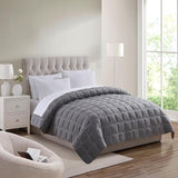 Comforter Full Size Oversized Double Box Stitch Duvet Insert – Soft, Fluffy, Generously Filled Down Alternative Bedding for All