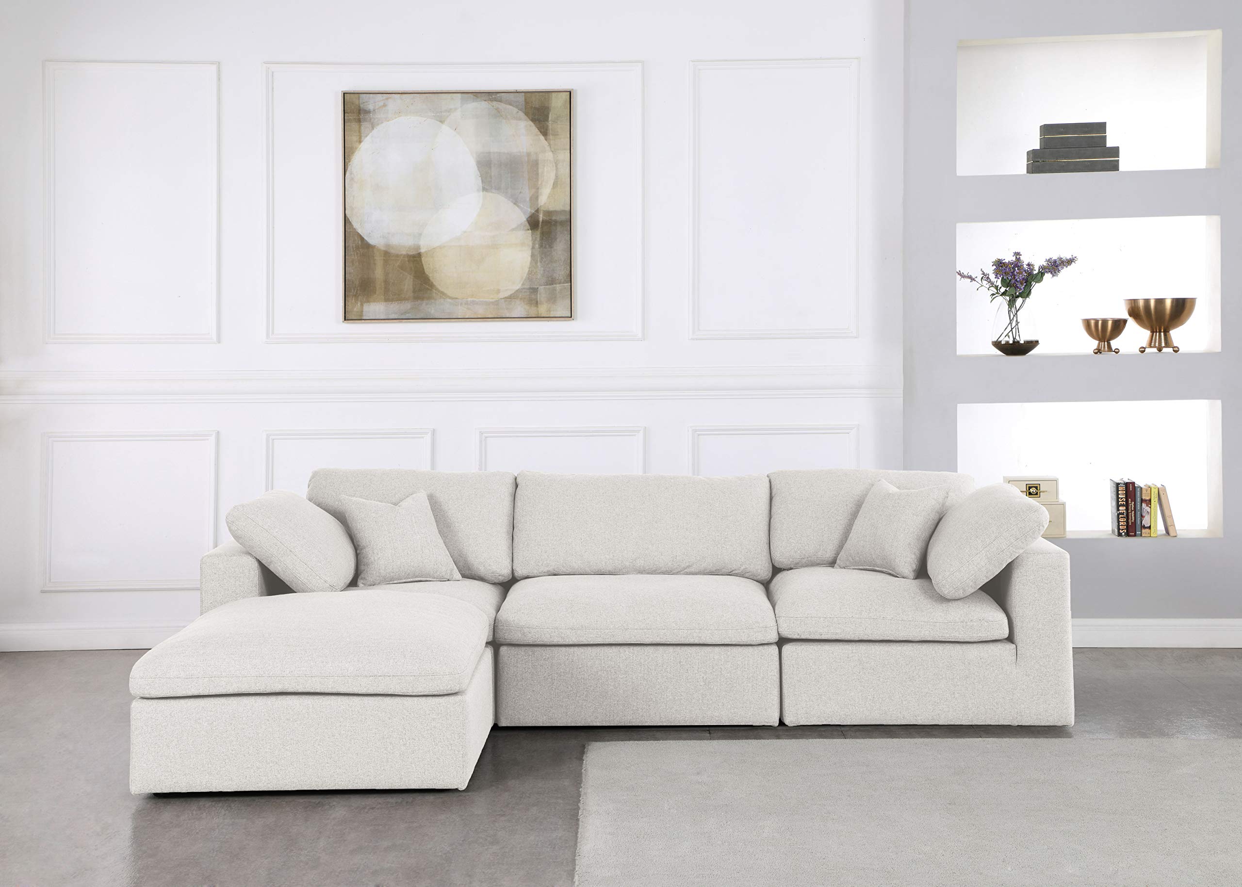 Serene Collection Modern | Contemporary Deluxe Comfort Modular Sectional