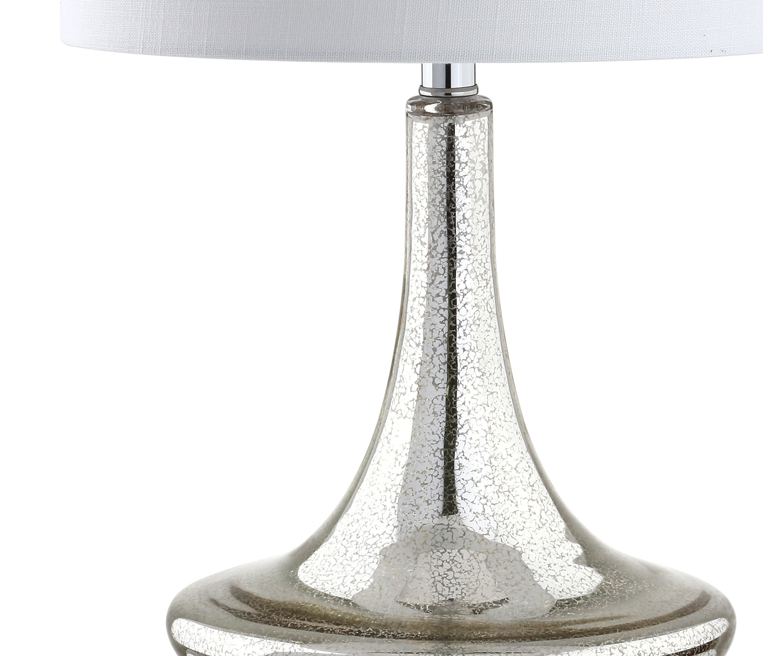 Set of 2 Table Lamps Cecile 25.5" Glass Teardrop LED Table