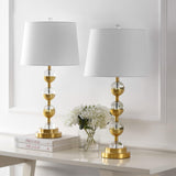 JYL2049A-SET2 Set of 2 Table Lamps Avery 27.5" Crystal LED Table Lamp Contemporary