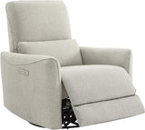 Power Recliner Chair Swivel Glider, FSC Certified Upholstered Living Room Reclining Sofa