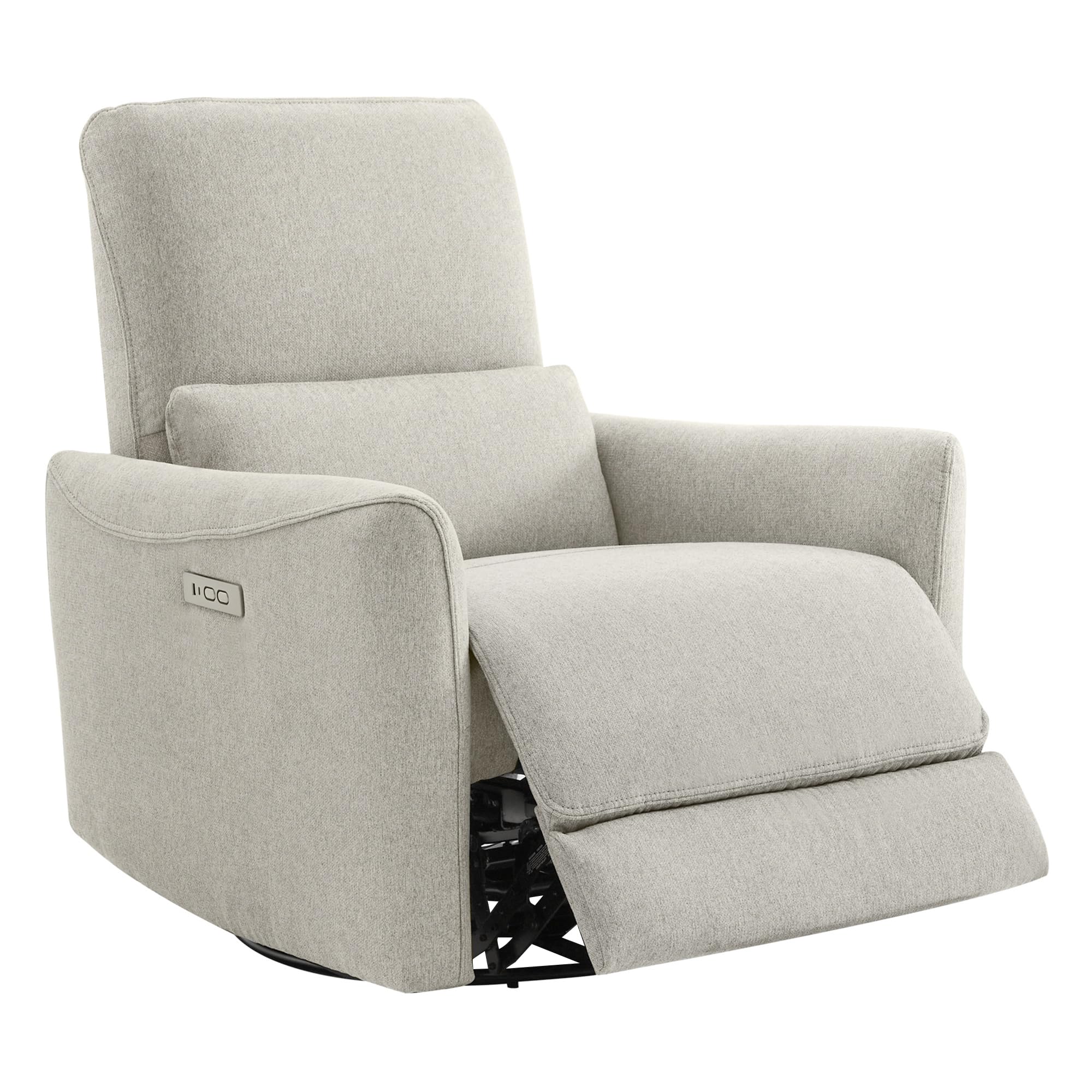 MammaNest Power Glider Swivel Recliner – 270° Rocker with USB