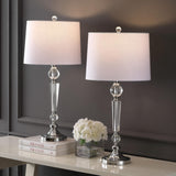 JYL2048A-SET2 Set of 2 Table Lamps Emma 29.5" Crystal LED Table Lamp