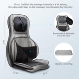 Shiatsu Neck Back Massager with Heat, 2D ro 3D Kneading Massage Chair Pad