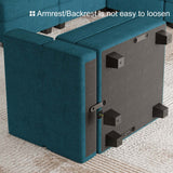 Fabric Modular Sectional Sofa Armrest Backrest Module Couch Side Sectional Part Armrest