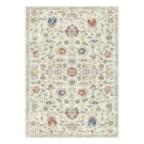 Washable 5X7 Area Rug for Living Room Vintage Rugs, Bedroom Kitchen Rugs, Vintage