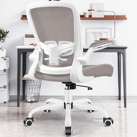 Office Chair, Ergonomic Desk Chair with Adjustable Height and Lumbar Support Swivel