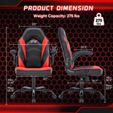 Ergonomic Gaming Chair - Big and Tall High Back Office Chair with Lumbar Support