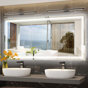 Led Mirror for Bathroom with Front Light and Backlit