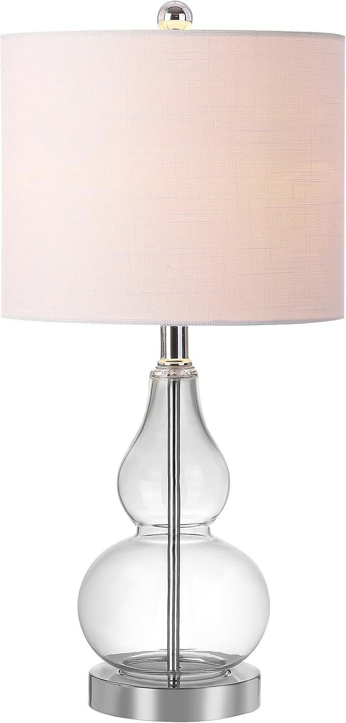 JYL1028D Anya 20.5" Mini Glass LED Table Lamp, Transitional, Glam, Midcentury, Modern,