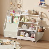 Kids Bookshelf Toy Storage and Organizer, Boys and Girls Muti-Functional