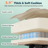 Criss Cross Office Chair with Footrest - Big and Tall Executive Desk Chair