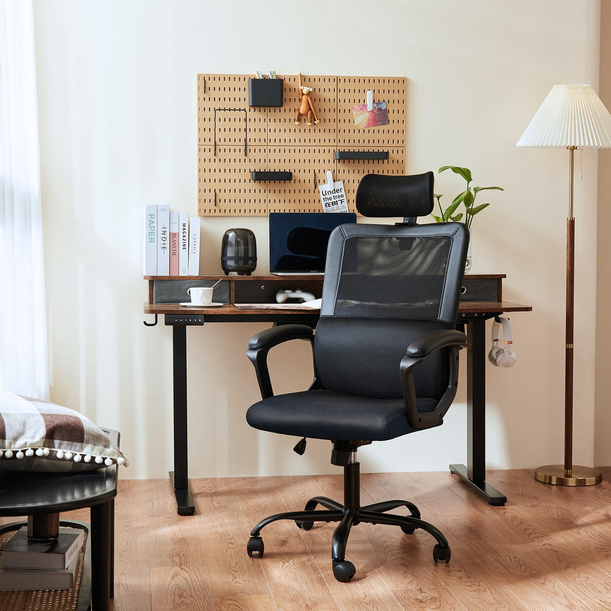 Office Desk Computer Chair, Ergonomic High Back Comfy Swivel Gaming Home Mesh