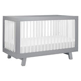 Hudson 3-in-1 Convertible Crib with Toddler Bed Conversion Kit in Washed Natural,