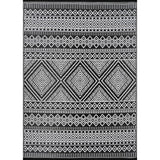 Aztec Outdoor Rugs 6x9 Waterproof Boho Reversible Plastic Straw Rug