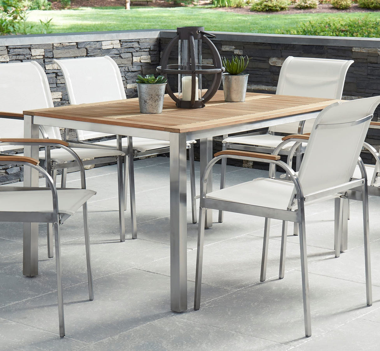 Aruba Brown Outdoor Dining Table
