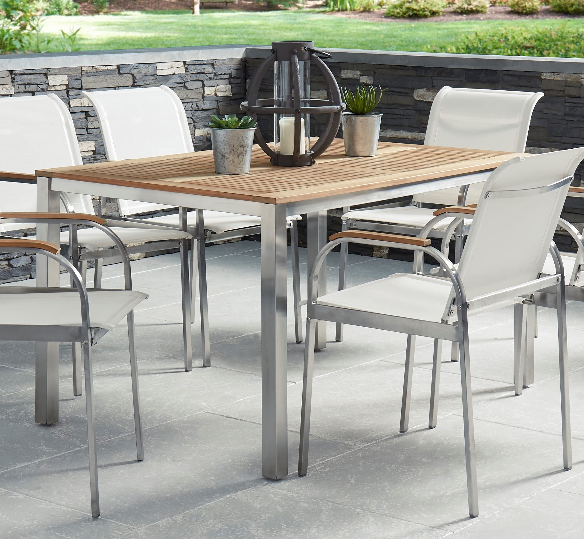 Aruba Brown Outdoor Dining Table