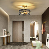 Semi Flush Mount Ceiling Light Fixtures, 2-Light Modern Kitchen