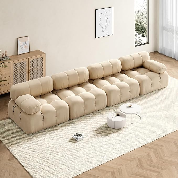 Modular Sectional Sofa Couch, Luxury Loveseat Sectional Couches for Living Room