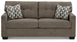 Signature Design by Ashley Mahoney Contemporary Tufted Sofa, Dark Brown