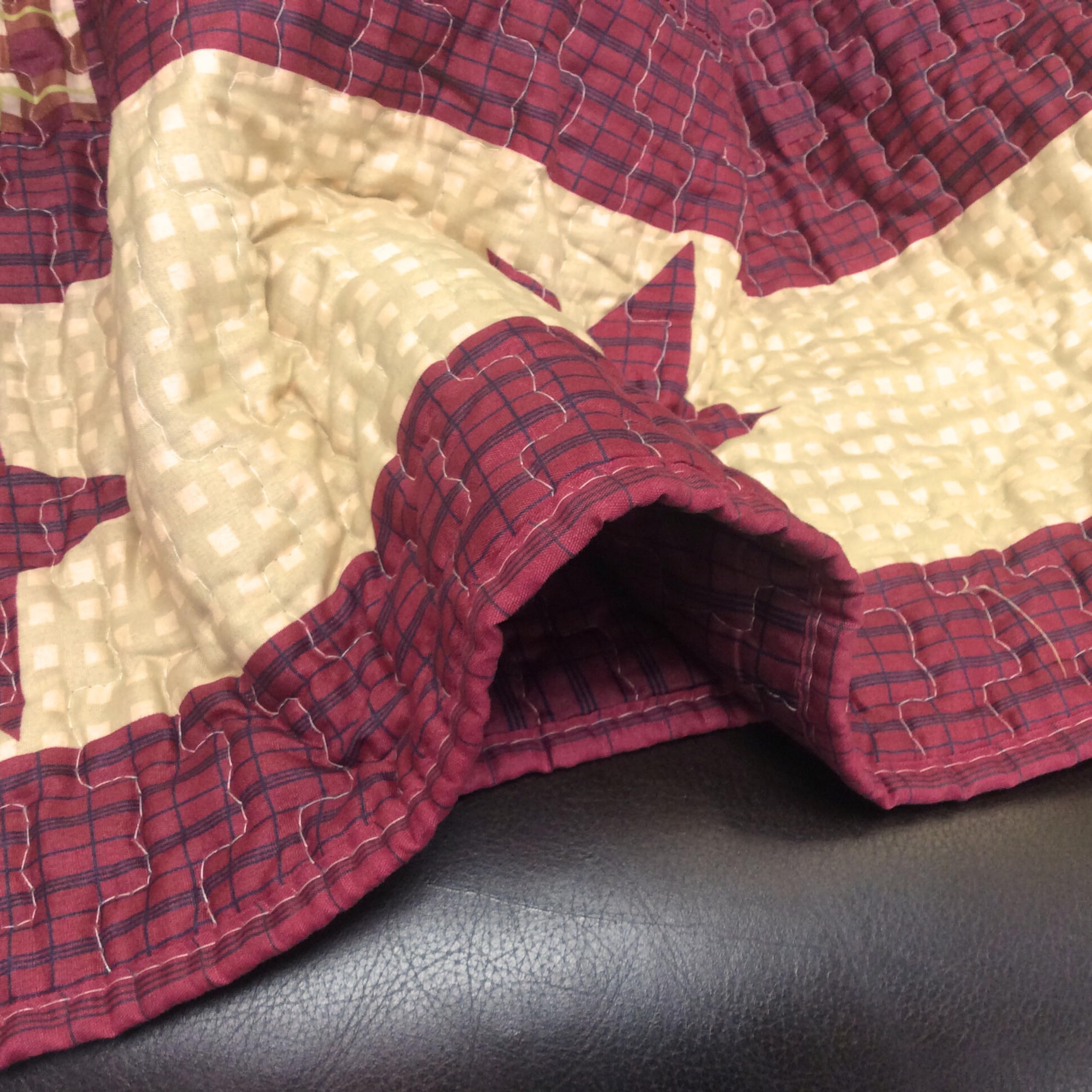 2 Piece Full/Queen Lodge Quilt Bedding Set - Rustic Country Reversible Comforter Set