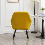 Tuchico Accent, one chair, Yellow Velvet