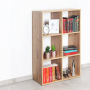 WM078-EG WM078-EG Wooden Standing Shelf, 97 x 65 x 30 cm, Oak Brown Shelf