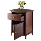 Winsome Wood Eugene Accent Table, Walnut