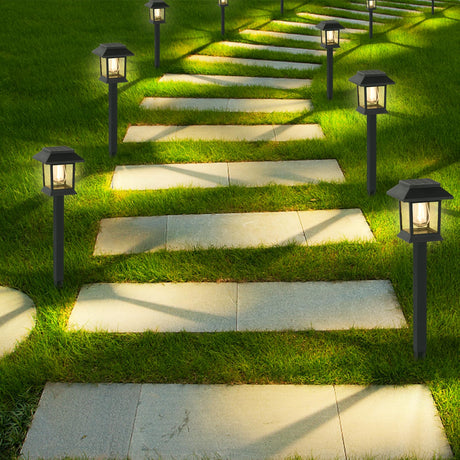 Solar Lights for Outside,10 Pack Waterproof Solar Garden Lights, Auto On/Off Solar Pathway