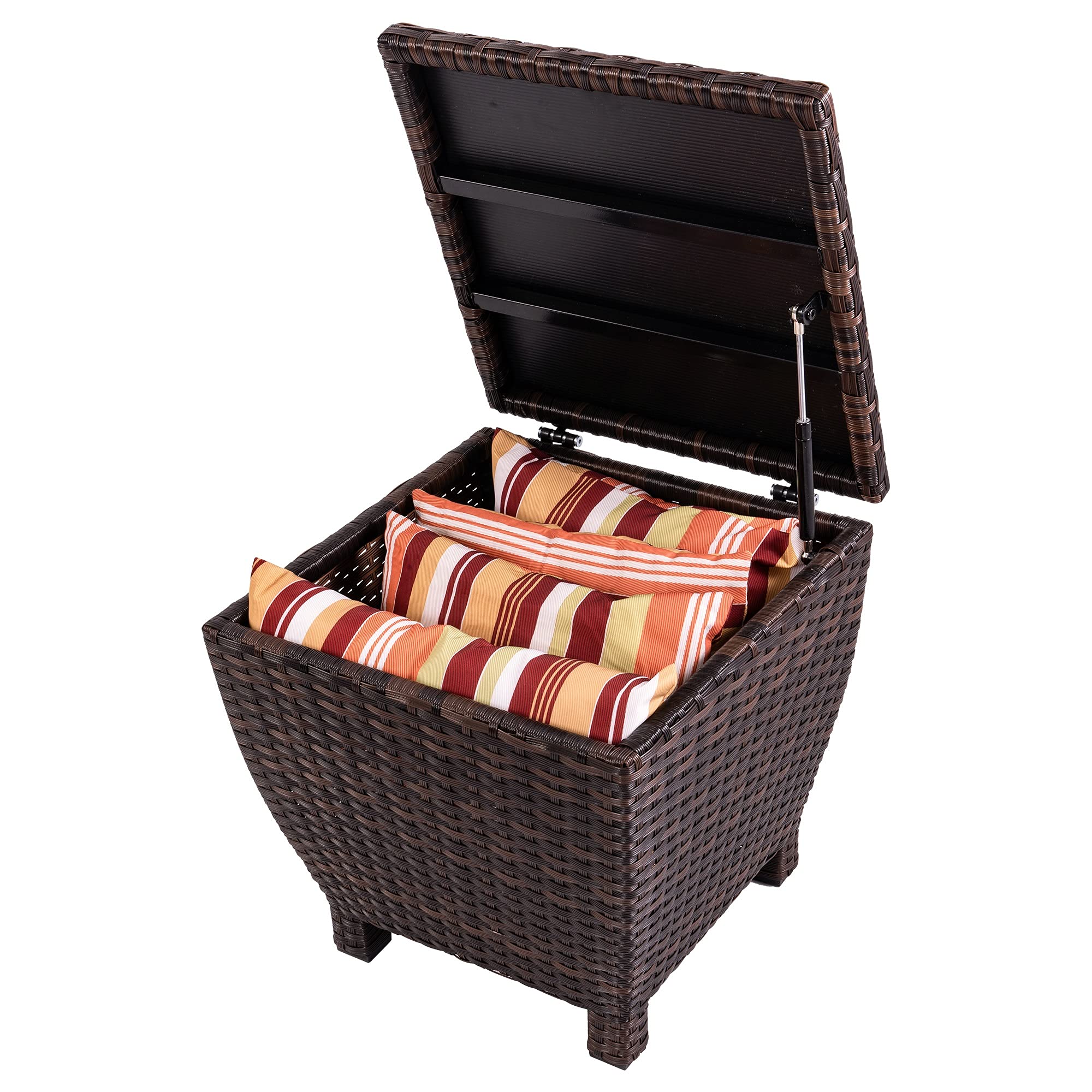Small Deck Storage Box Outdoor with Lid