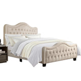 Annway 33” Upholstered Button Tufted Headboard Panel with Adjustable Height Feature,