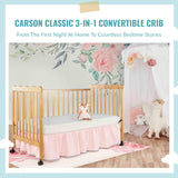 Carson Classic 3-in-1 Convertible Crib in Natural