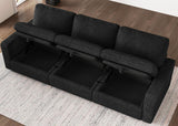 Modular Sectional Sofa with Storage Seats 3 Seat Corduroy Couch Oversized