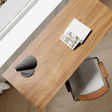 alawooder Folding Desk 30 Inch - Small Foldable Desk for Small Space Minimalist