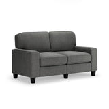 Palisades 61" Track Arm Sofa, Easy Care Polyester, Soft Pillow Back, Pocket Coil Seat