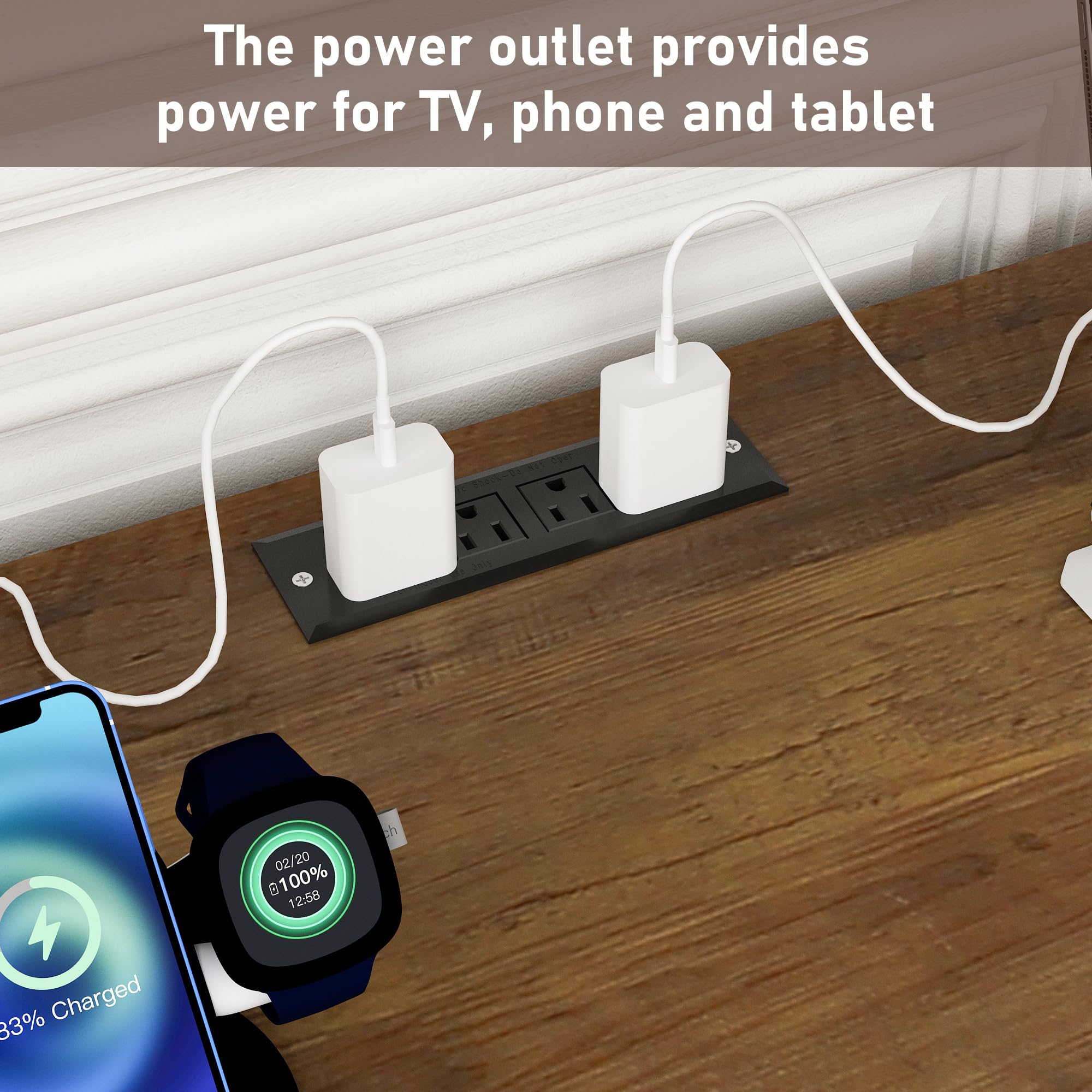 103" Farmhouse Wall Unit TV Stand with Storage for TVs up to 80"