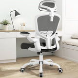 Office Chair with Headrest, Ergonomic Desk Chair with Wheels, Task Swivel Comfy Chair