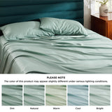 Lyocell Cotton Sheet Set - Cooling Bed Sheets Queen