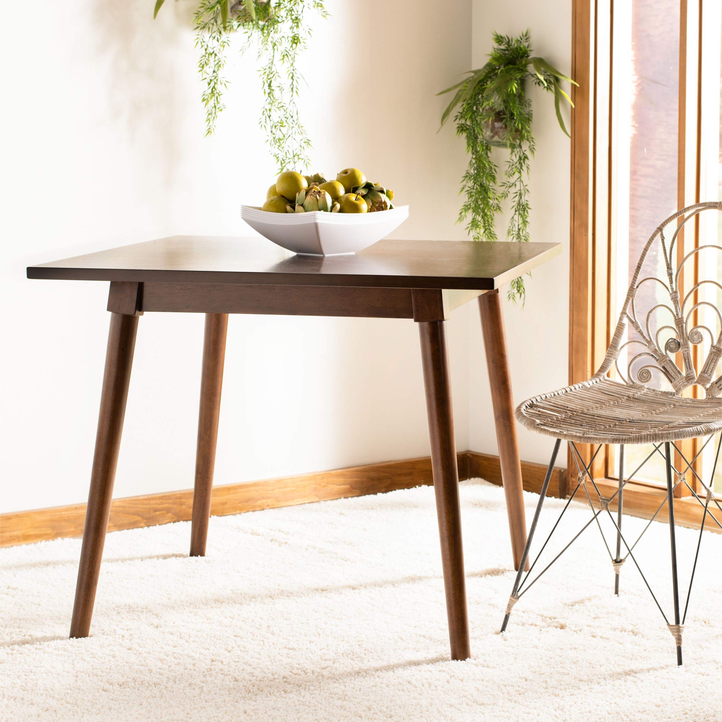 Home Simone Modern Walnut Dining Table