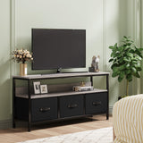 Dresser TV Stand, Entertainment Center with Storage, 55 Inch TV Stand for Bedroom