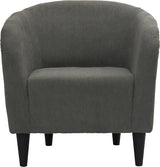 Lilian Club Chair, Platinum Silver