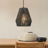 16.5” Large Modern Woven Chandelier Farmhouse Coastal Pendant Light Fixtures Matte