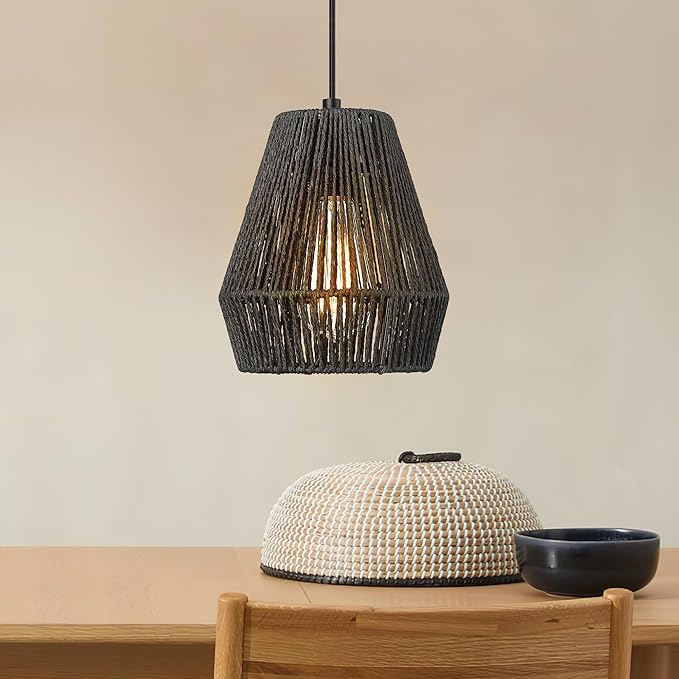 16.5” Large Modern Woven Chandelier Farmhouse Coastal Pendant Light