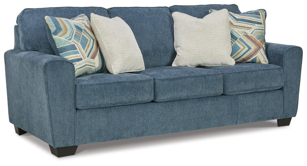 Cashton Casual Sofa for Living Room, Blue