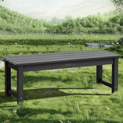 Outdoor Bench, Poly Lumber Weatherproof, 2 Person Patio Benches