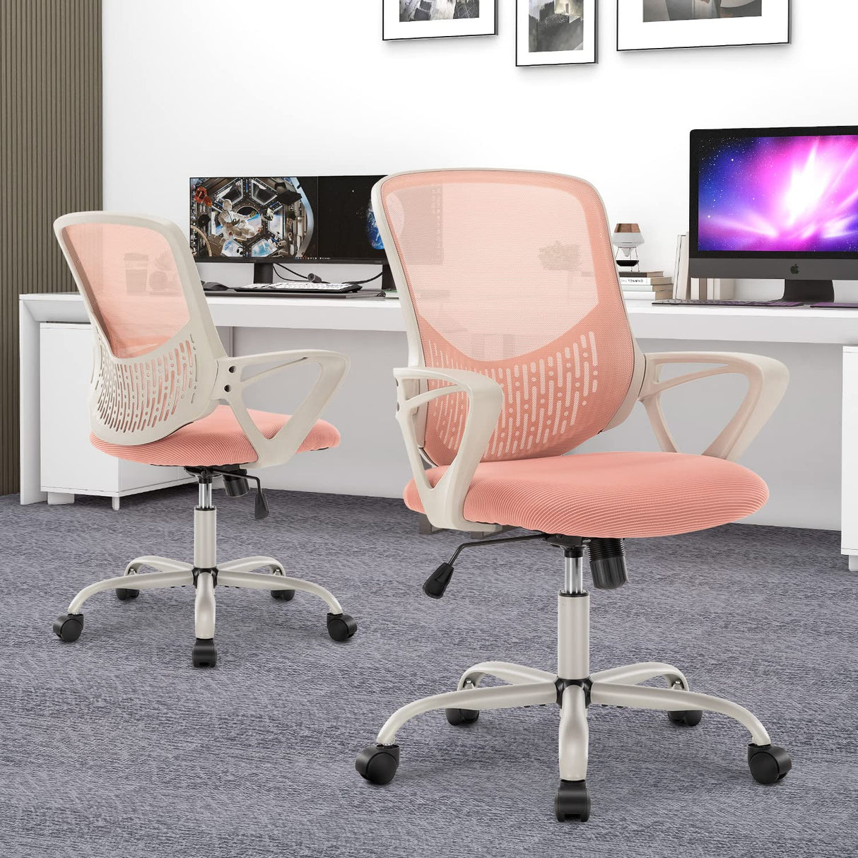 Home Office Desk Chair Ergonomic Computer Chair Modern Height Adjustable Swivel Chair Mesh