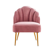 Accent Chair, 26D x 23.5W x 32.25H in, Rose