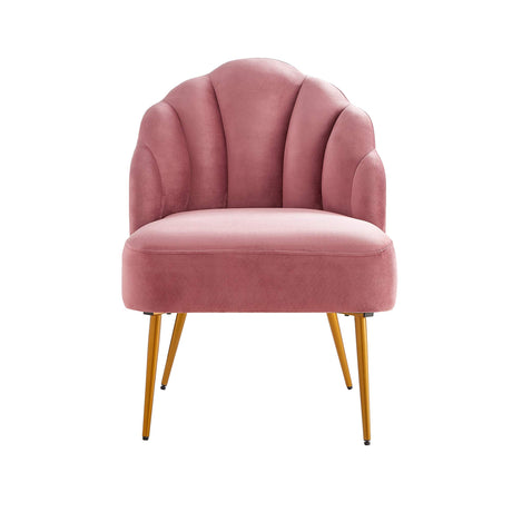 Ball & Cast Accent Chair, 26D x 23.5W x 32.25H in, Rose