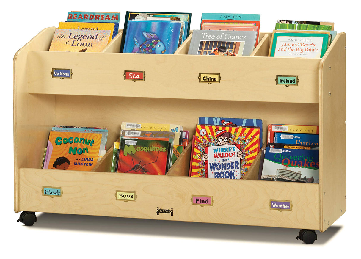 5369JC Mobile 8-Section Book Organizer