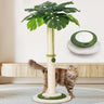 Cat Tower 33'' Cat Tree Indoor Palm Tree Large Cat Perch with Scratching Board Cat Tower